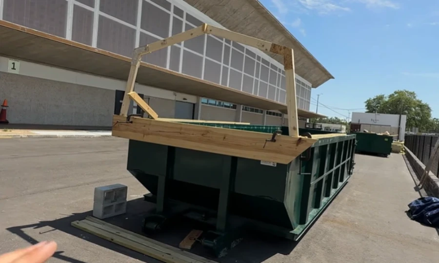 Dumpster rental coverage map for Cape Girardeau city zip codes 63701, 63702, 63703 and 63705
