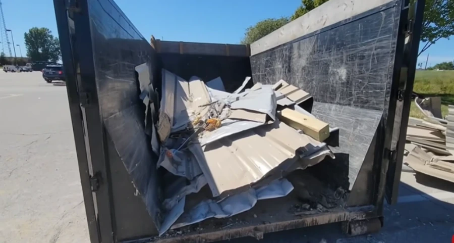 Older Cape Girardeau homes generating remodel and storm debris that fill dumpster bins